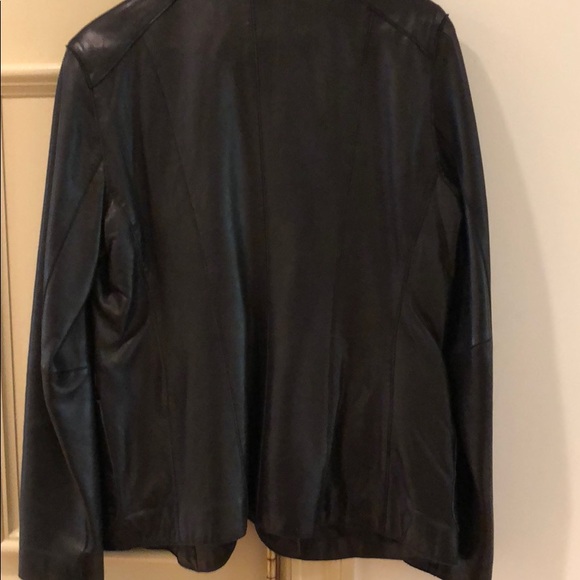 Marc New York Leather Blazer - Picture 6 of 7